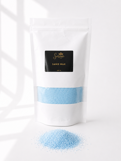 Sky Blue Pearled Candle Sand