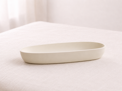Decorative Oval Cast Stone Vase