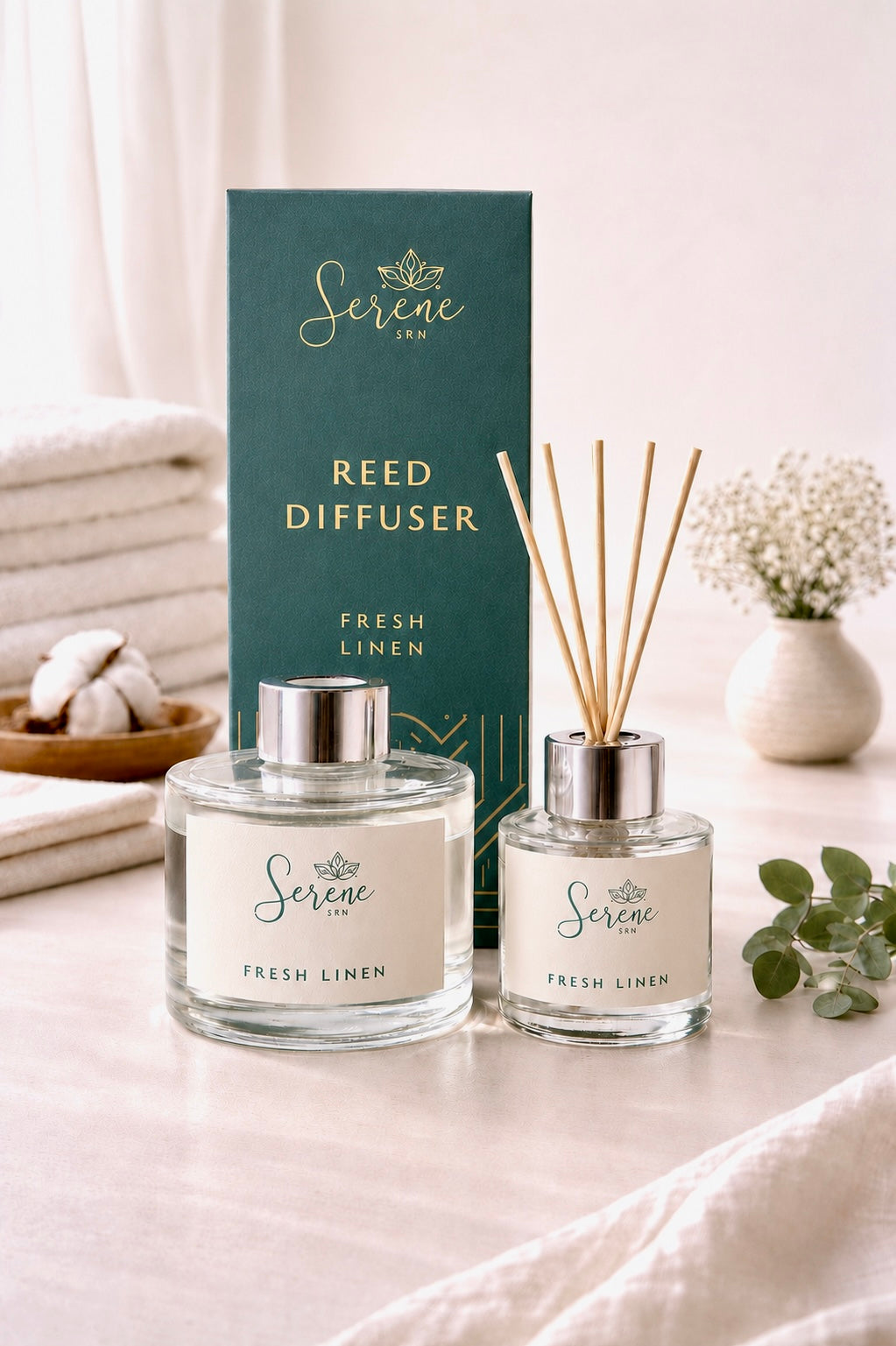 Fresh Linen Reed Diffuser