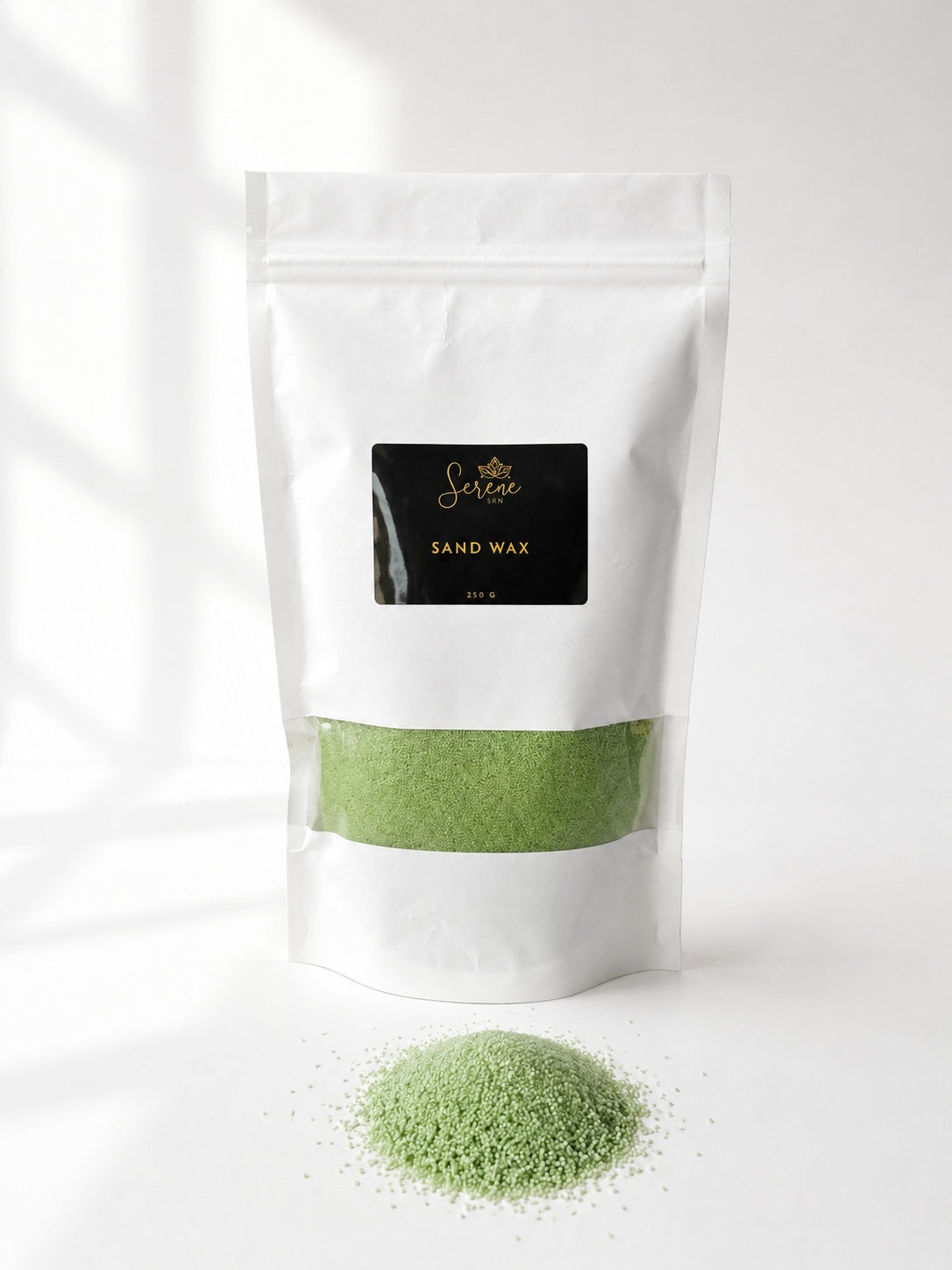 Olive Green Pearled Candle Sand