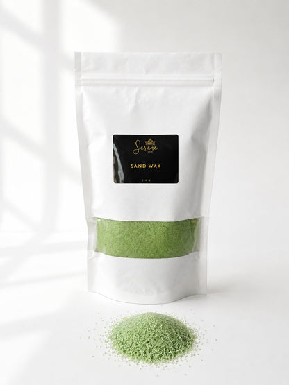 Olive Green Pearled Candle Sand