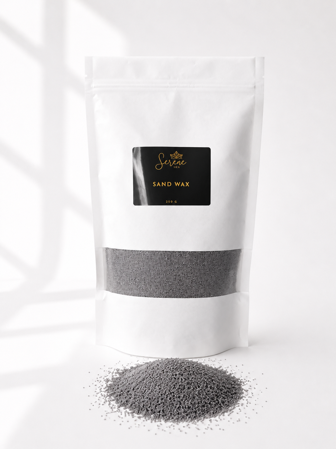 Dark Grey Pearled Candle Sand