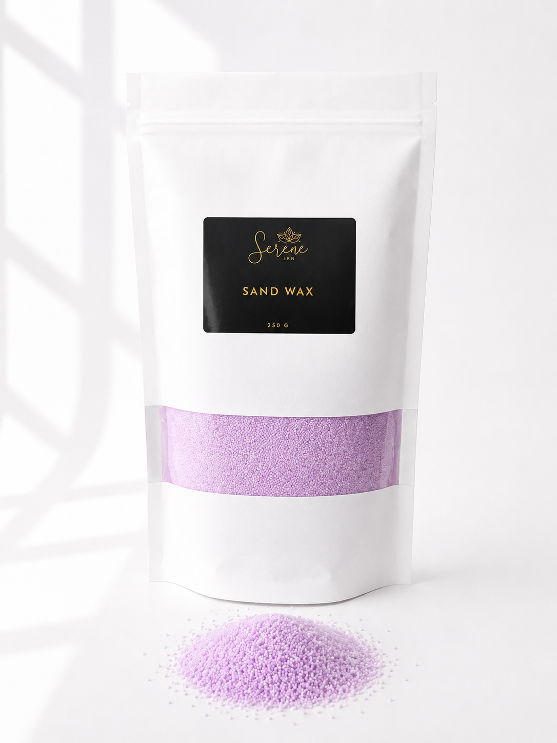 Lilac Pearled Candle Sand