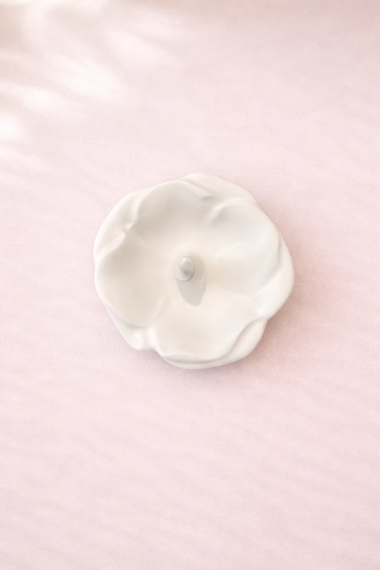 Petal Cast Stone Vase