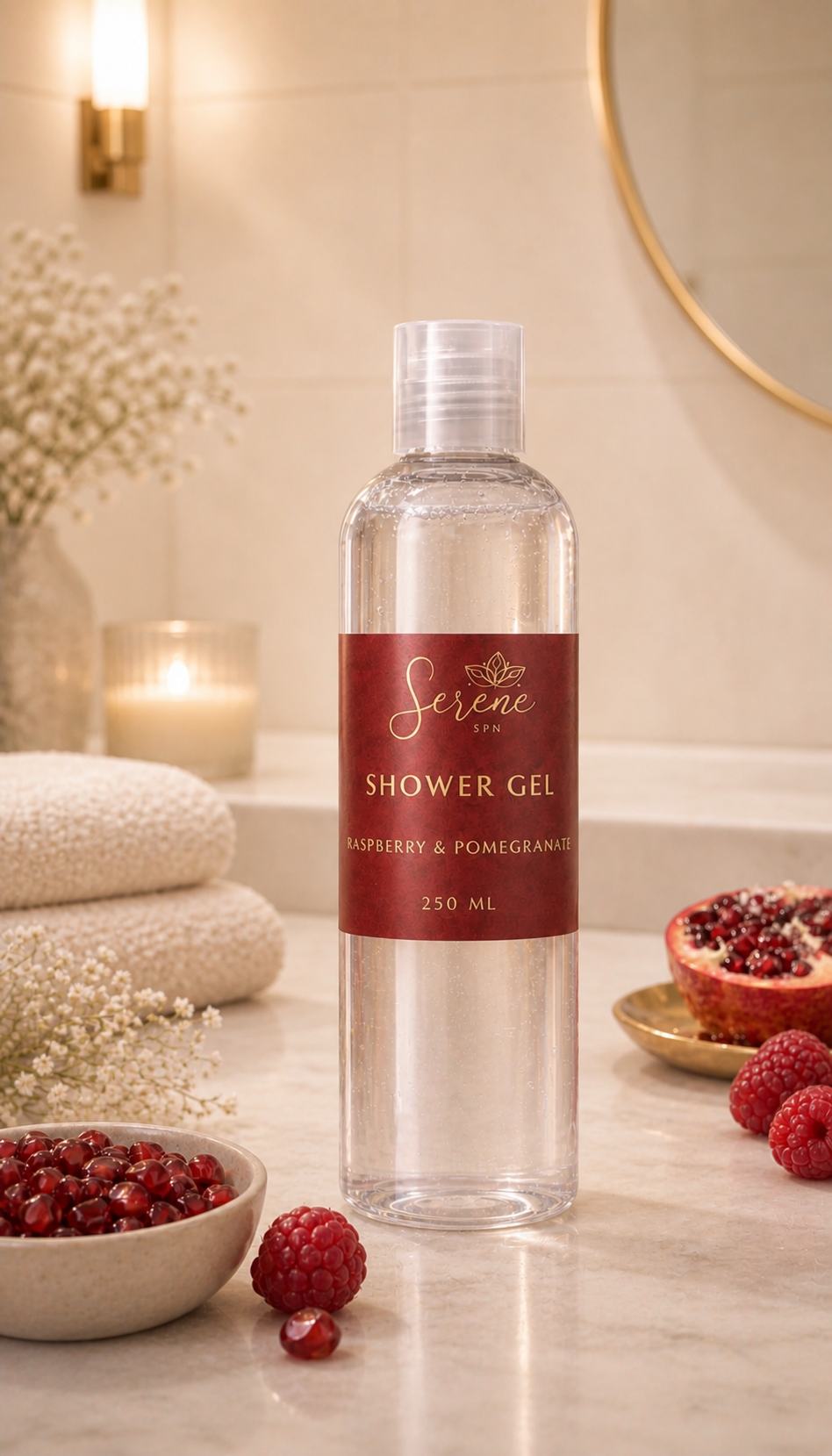 Raspberry & Pomegranate Shower Gel
