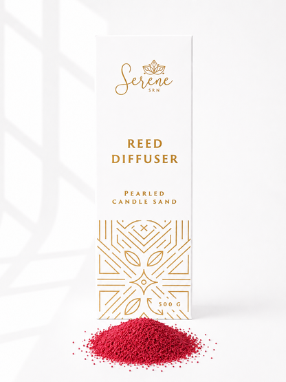 Red Pearled Candle Sand
